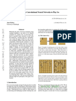 Teaching Deep Convolutional Neural Networks To Play Go: S SMS ED AC UK