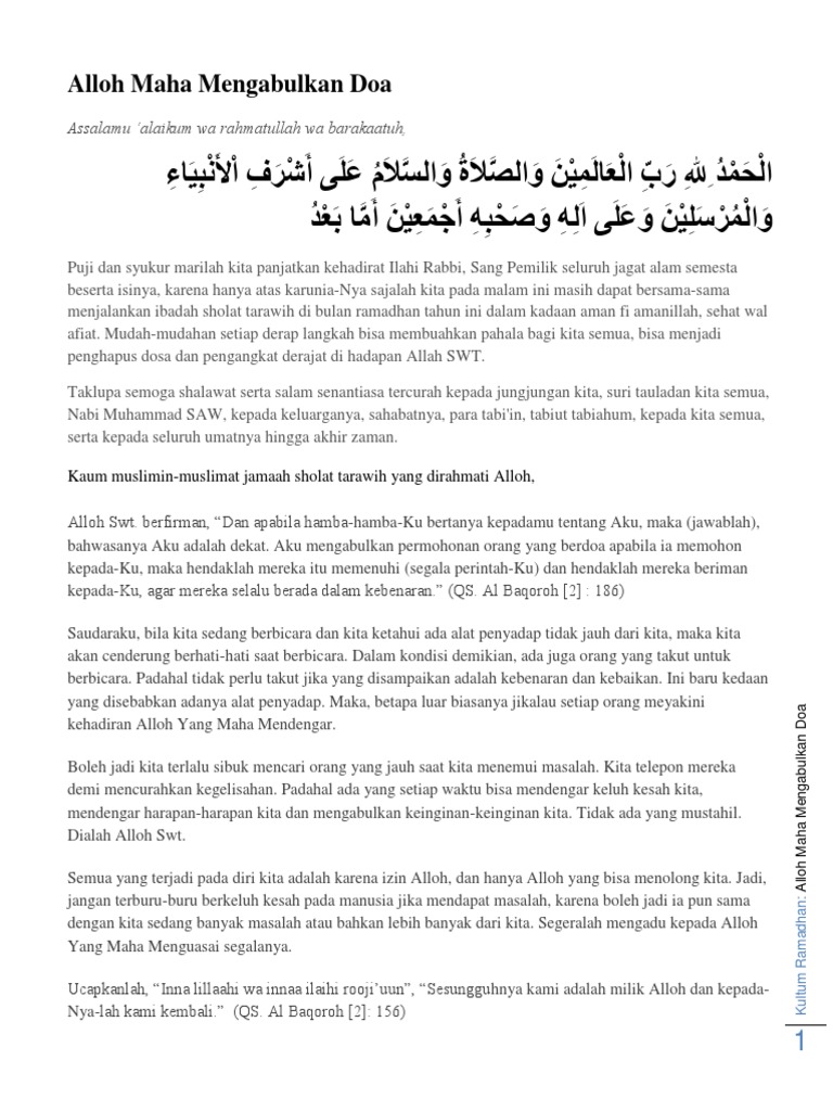 Agar Amal Terasa Nikmat  PDF