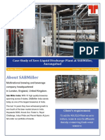Case Study - ZLD Plant at SABMiller, Aurangabad PDF
