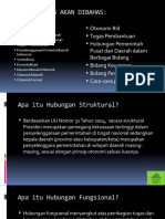 Hubungan Fungsional Dan Struktural Pemerintah Pusat Dan Daerah 2