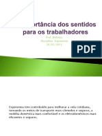 A Importância Dos Sentidos para Os Trabalhadores