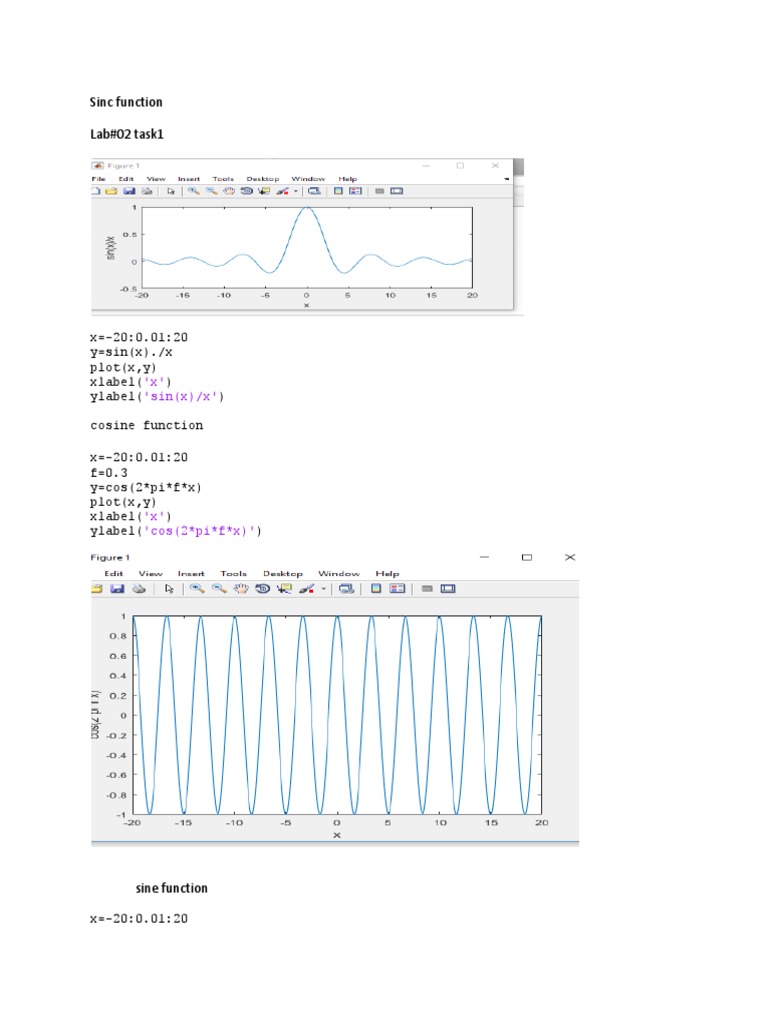 MATLAB Plotting Functions Overview | PDF