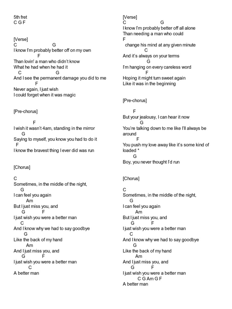 Beautiful Crazy Chords by Luke Combs, PDF, Song Structure