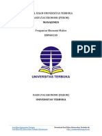 Soal Ujian Universitas Terbuka UT Manajemen