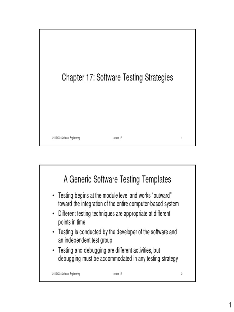 Software Testing Dictionary | PDF | Software Testing | Top Down And ...