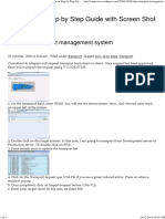 SAP Basis STMS - Transport Management System - SAP How To Step by Step Guide With Screen Shot