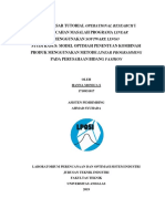 Model Optimasi Penentuan Kombinasi Produk Menggunakan Metode Linear Programming Pada Perusahaan Bidang Fashion