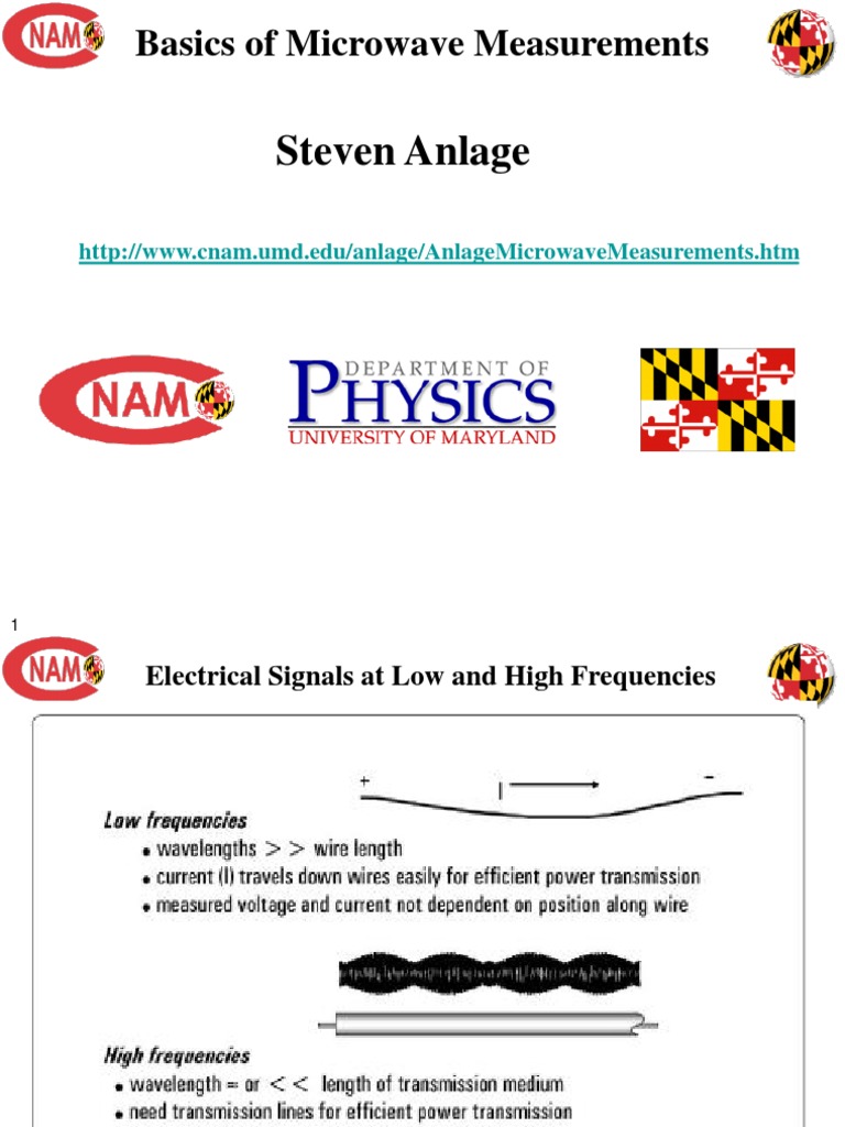 Microwave Measurement Techniques Guide | PDF | Transmission Line ...