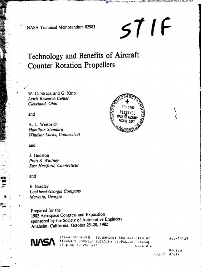 Benefits of Counter Rotating Propellers PDF Propeller Turbine