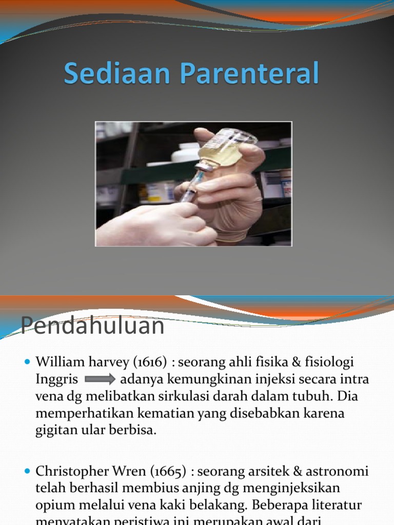 Sediaan Parenteral PDF