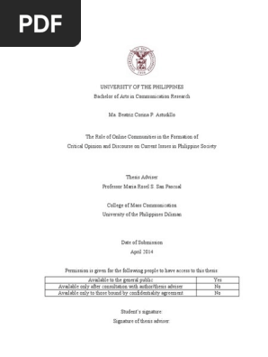 Thesis
