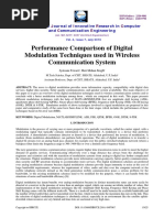 Performance Comparison of Digital Modulation Techniques Used in Wireless Communication System