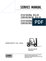 Manual de Mantenimiento Clark 35D PDF