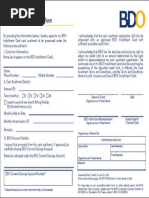 BDO Purchase Convert Application Guide | PDF
