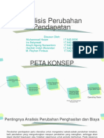 Analisis Perubahan Pendapatan