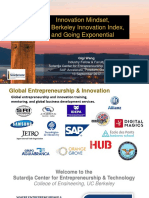 Innovation Mindset, Berkeley Innovation Index, Going Exponential