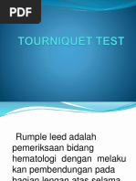 Tourniquet Test