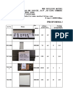 Proforma Invoice: Art No. Piture Packing Pcs/sqm/kg/unit Size (MM) U/Price (Usd/Unit)