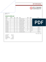 Officially Enrolled 2017-2018 2nd Sem