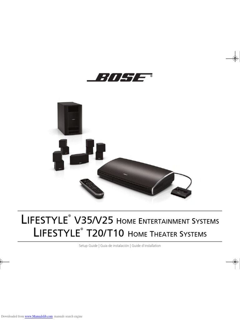 BOSE ボーズ Lifestyle V35 ホームシアター ライフスタイル Amazon.com: Bose® Lifestyle® V35 Home Entertainment System