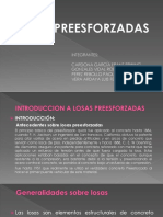 Introduccion A Losas Presforzadas