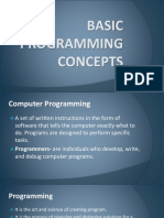 Basic Programming Concepts