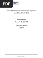 Microcontrollers - Lab Manual - Final