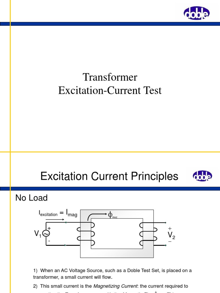 8 Excitation Current Test Yblood Transformer Electric Power