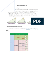 Tipos de Triángulos