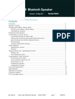 Fugoo Style-S Bluetooth Speaker User Manual: Model FSNA7