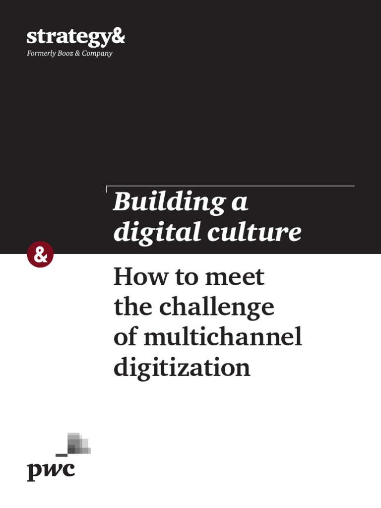 Strategy and Building A Digital Culture | PDF | Retail | Sales