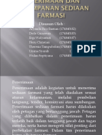 Penerimaan Dan Penyimpanan Sediaan Farmasi