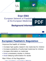 Enpr Ema European Network Paediatric Research European Medicines Agency Background Information En