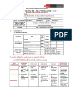 1 Propuesta Plan de Mejora Dre Huancavelica 2018