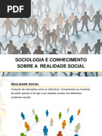 Sociologia e Conhecimento Sobre a Realidade Social
