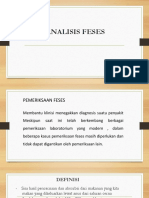 Analisis Feses