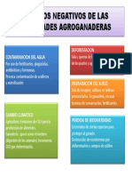 Impactos Negativos de Las Actividades Agroganaderas