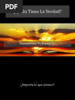Humanismo vs Evangelio