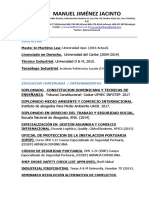 Curriculum de Manuel Jimenez PDF
