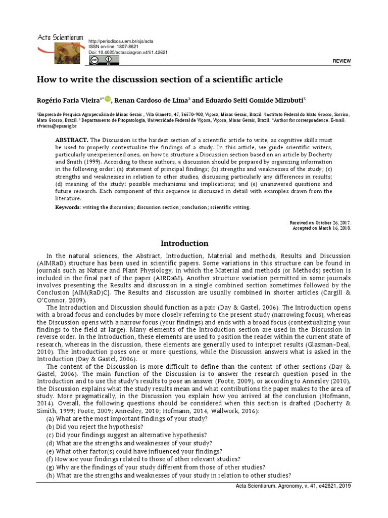 How To Write Discussion | PDF | Qualitative Research | Question