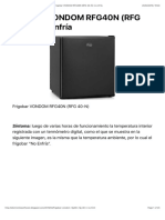 Frigobar VONDOM RFG40N (RFG 40-N)