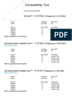 Intel® Desktop Compatibility Tool: 3Rd Generation Intel® Core™ I7-3770S - Frequency: 3.10 GHZ