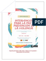 Intervención para La Paz y Prevención de La Violencia 2018
