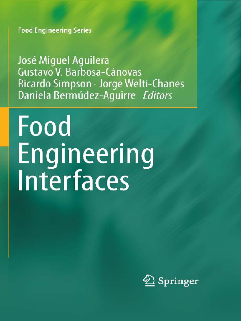 AGUILERA y Col - Food Engineering Interfaces PDF | PDF