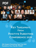 Positive Parenting Conference 2019 Key Takeaways Final PDF