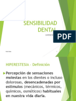 Sensibilidad Dental