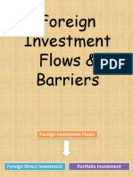 Foreign Investment Flows & Barriers[1]