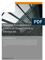 Manual Procedimiento Politica y Tratamiento de La Informacion