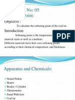 Experiment No: 05 Softening Point:: Objective