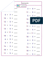 Pruebas de Cálculo Mental Rápido Nivel 2.Abd